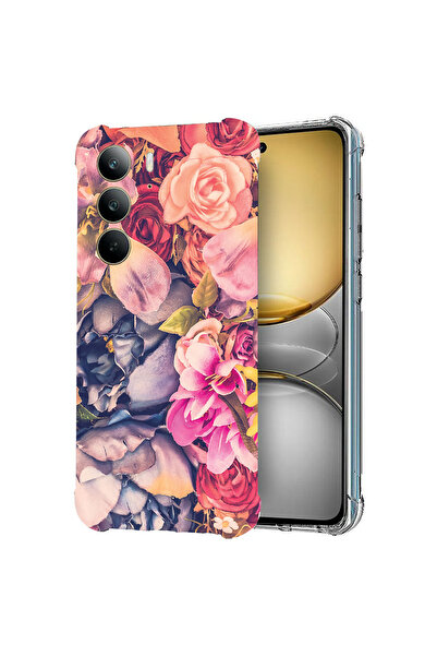 bestcase Carcasă spate antișoc pentru Realme C75, model floral, 1988296 AS 5