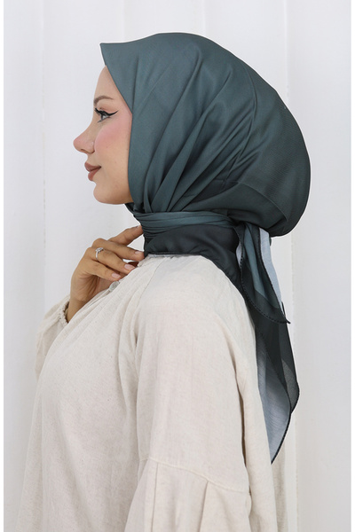 sefamerve Απλό μαλακό κασκόλ 202504-04 Γκρι