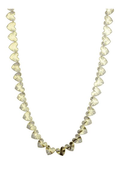 Klips Concept Patterned Heart Object Array Necklace