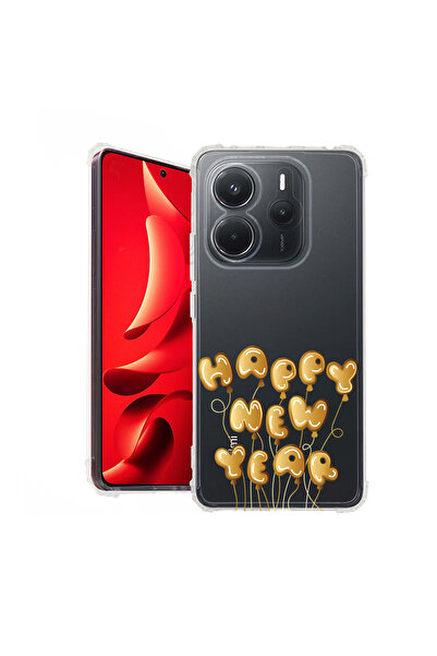 bestcase Carcasă spate antișoc pentru Xiaomi Redmi Note 14 4G, An Nou Fericit...