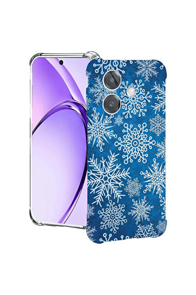 bestcase Carcasă spate antișoc pentru Oppo A60 5G / A40 / A40M, model de iarn...
