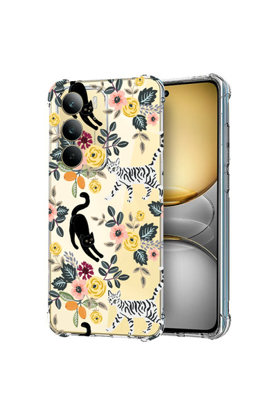 bestcase Carcasă spate antișoc pentru Realme C75, model pisică, 1988296 AS 1429