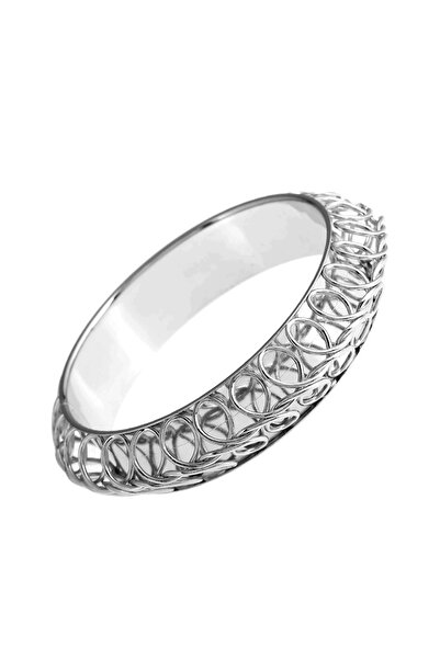 Pursehuit Brățară culoare argintie, cu metal împletit, Odine C1