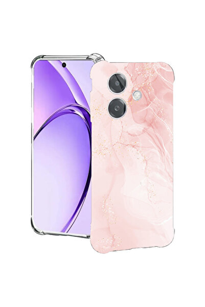 bestcase Carcasă spate antișoc pentru Oppo A60 5G / A40 / A40M, roz pastel ma...