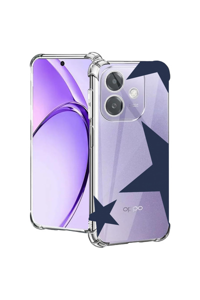 bestcase Carcasă spate antișoc pentru Oppo A60 5G / A40 / A40M, Retro Star, 2...