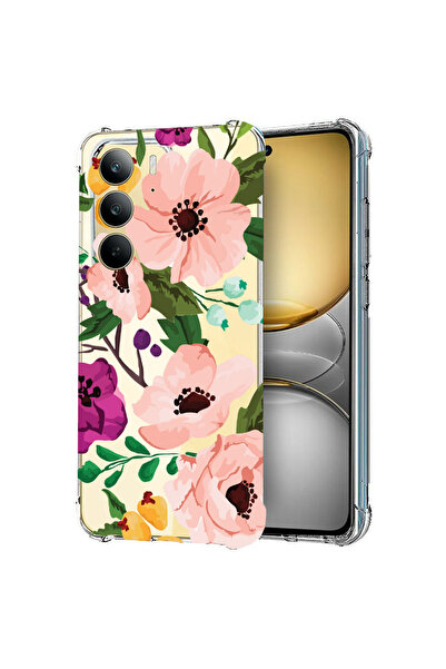 bestcase Carcasă spate antișoc pentru Realme C75, flori pastelate, 1988296 AS...