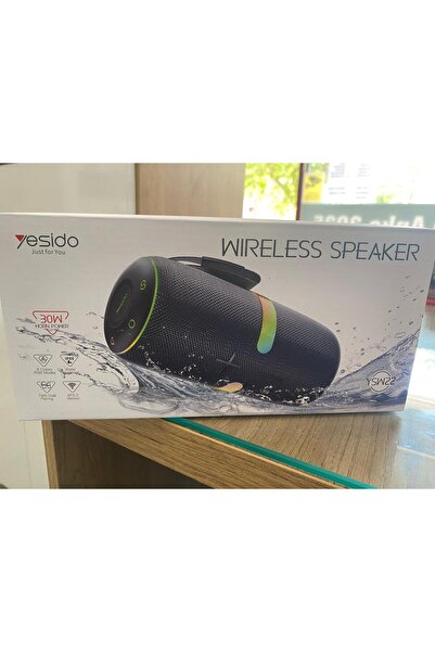 Yesido Преносима Bluetooth колонка YSW22, 30W, RGB, водоустойчива, черна