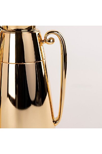 Dallaty Set of 2 gold steel vacuum flask 1L