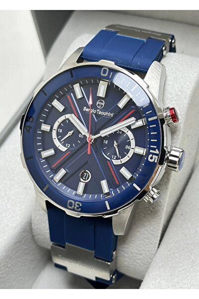 Sergio Tacchini Men's Wristwatch with Silicone Cord Function