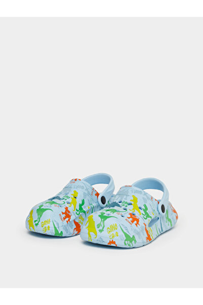 Take Two By Styli Boys Graphic Print Heel Strap Clogs
