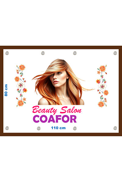OEM Banner "Coafor" Beauty Salon 80x110 cm