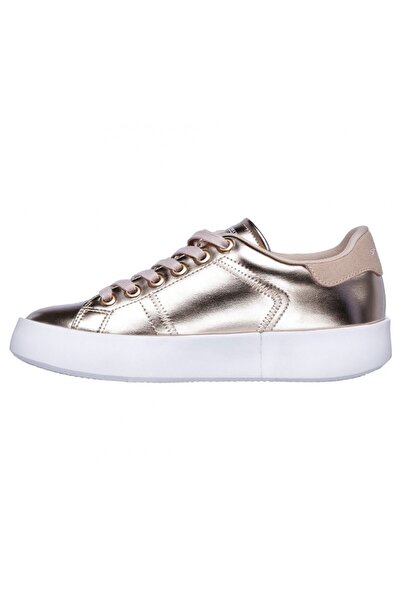 SKECHERS , Traffic eco-leather sports shoes with metallic look