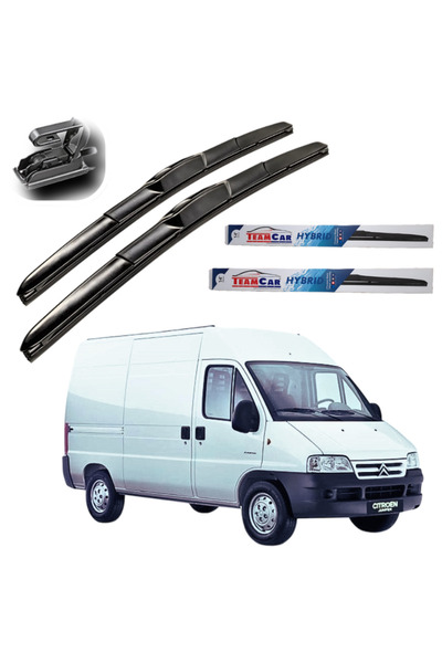 TEAMCAR Ștergătoare de parbriz Citron Jumper (1994-2006) Hybrid față set