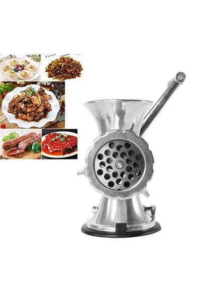FOXMAG24 Manual Multifunctional Chopper, Stainless Steel, Suction Cup Mount, Easy Clean