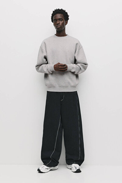 Pull & Bear Basic round neck sweatshirt