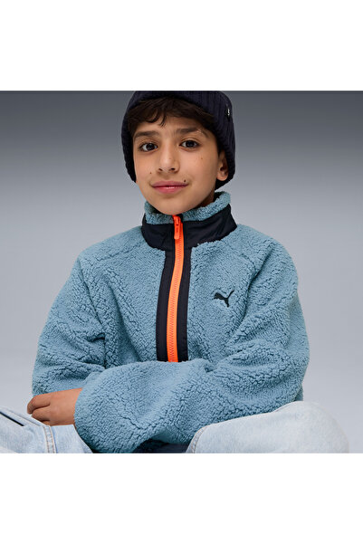 Puma Tech Çocuk Mavi Ceket