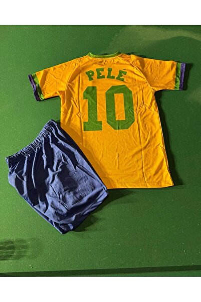 Lion Spor Brazil Nostalgia Pele Kids Jersey Set of 4