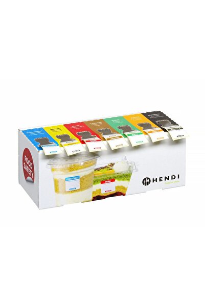 HENDI Reusable Labels Set with Dispenser for Weekly Food Safety