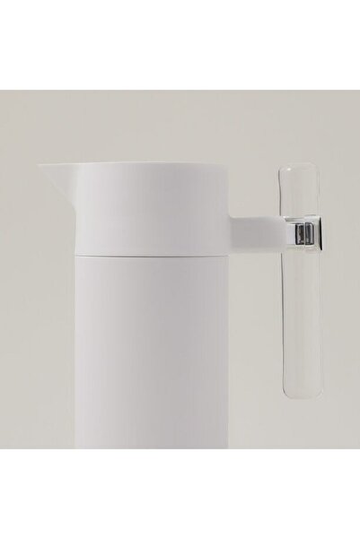 ORIAN Steel Vacuum Flask 1.2L Arab Graph White