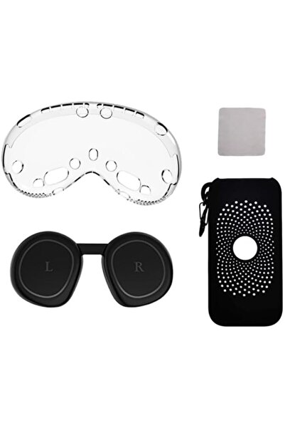 Generic For Apple Vision Pro 4 In 1 Kit Lens Cover Battery Protection Case Ac...