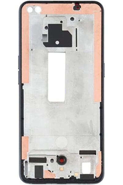 Generic For OPPO Reno4 5G PDPM00, PDPT00, CPH2091 Front Housing LCD Frame Bezel Plate - Black