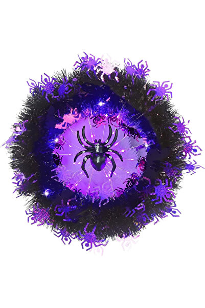 OEM Ornament coroană suspendată cu păianjen și LED-uri