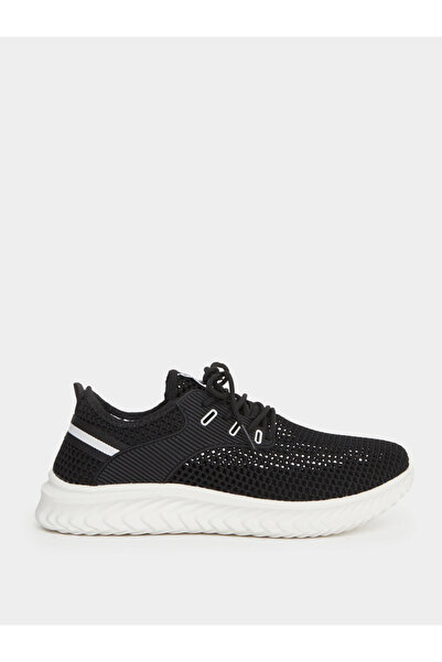 Take Two By Styli Textured Lace Up Sneakers