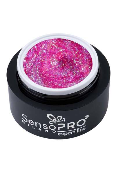 SensoPRO Milano Gel de Unghii Expert Line - Cocktail Strălucitor 15ml