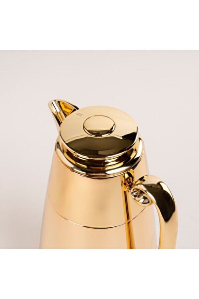 Dallaty Set of 2 gold steel vacuum flask 1L