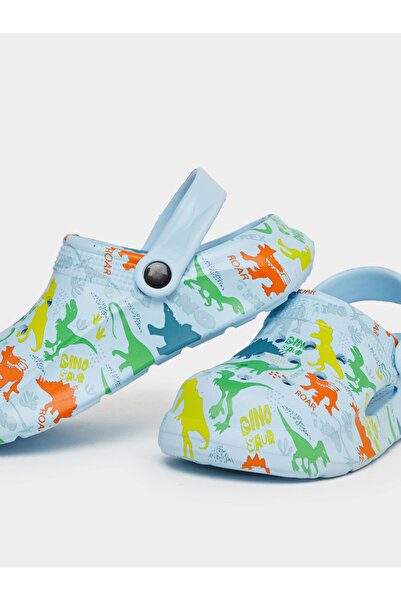 Take Two By Styli Boys Graphic Print Heel Strap Clogs