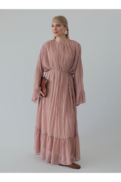 MRS. POLEEN Modest Dress - Dusty Rose - Mrs Poleen