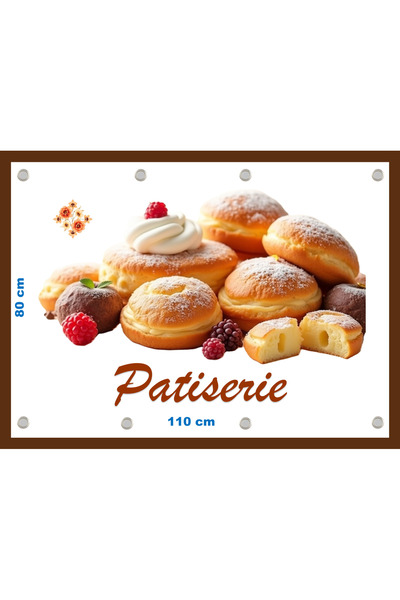 OEM Banner "Patiserie" dimensiune 80x110 cm