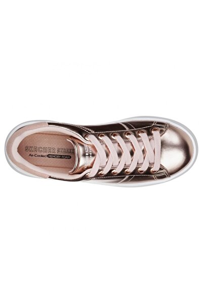 SKECHERS , Traffic eco-leather sports shoes with metallic look