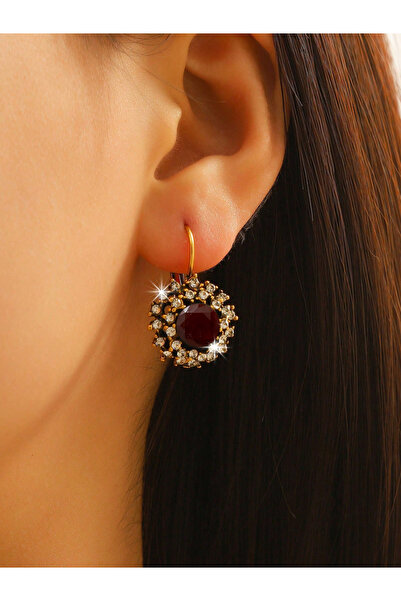 Take Two By Styli Embellished Huggie Earrings