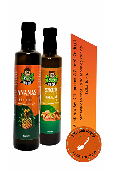 aktar sabri SlimDetox Destek Seti 2’li – Ananas & Zencefil Zerdeçal