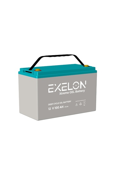 Exelon Solar Jel Akü 100 Ah 12V Deep Cycle Uzun Ömürlü