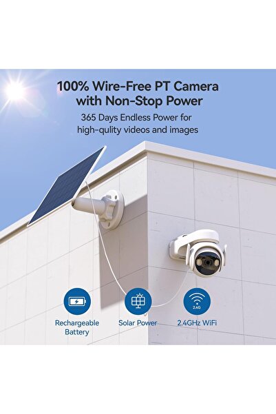 Imou 2K Security Camera for Home, Wireless Outdoor Camera, Solar Security Camera, Outdoor Surveillan