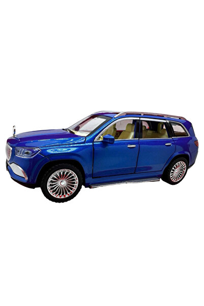 JPT Masinuta metalica Mercedes Maybach GLS albastru 1:24 cu lumini si sunete,...