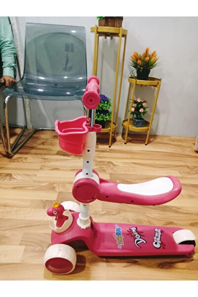 Türkiye 2 in 1 Scooters for Kids, Toddler Scooter for Ages 2-12, Music & Light Display Kids Scooter, Kick Sc