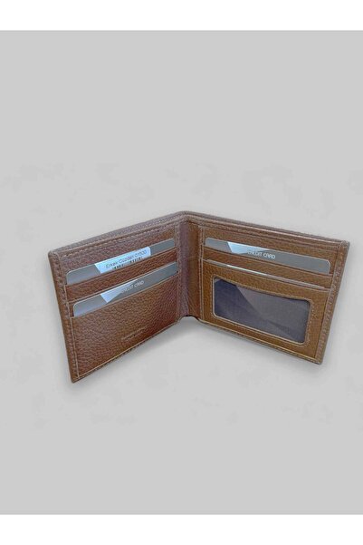 BY NAPPA Men's Genuine Leather Wallet 01500 Taba