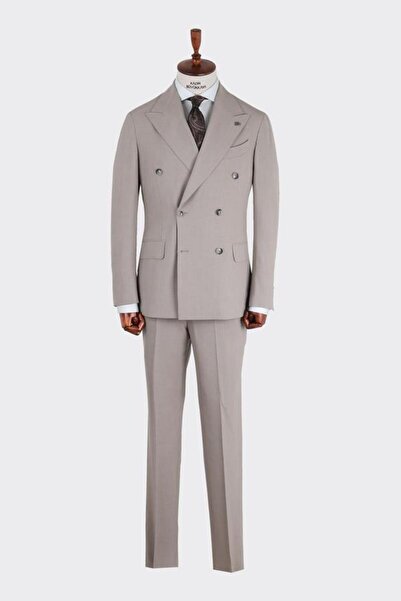 Kadir Büyükkaya Erkek Kruvaze Takım Elbise-KAB1235S