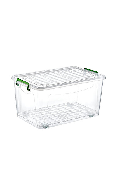 PRATİK SHOP 5 (Pieces) Şenyayla Plastic 40 Lt Wheeled Storage Box