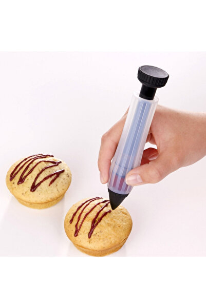 FACKELMANN 42814 decoration pen, 14 cm, Up to 100C, Black