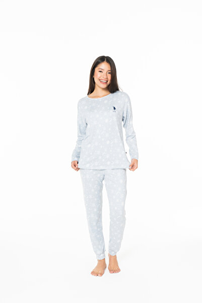 U.S. Polo Assn. New Season Women's Crew Neck Pajama Set