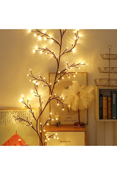 FOXMAG24 Ghirlandă flexibilă cu crengi, telecomandă și sursă de alimentare USB, 1,6 m, 72 LED-uri