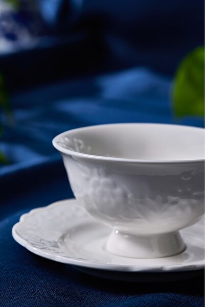 Karaca Beatrice Coffee Cup and Saucer 100 ml