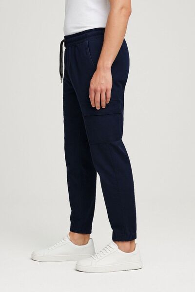 comstar Men's Bellows Jogger Trousers with Elastic Legs