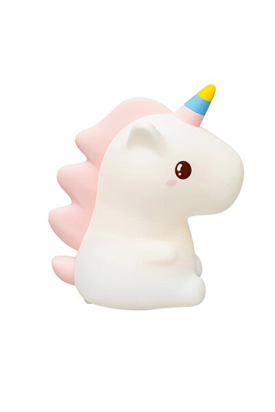 FOXMAG24 Night light for children, unicorn, RGB lights, touch control, 16 colors, built-in battery