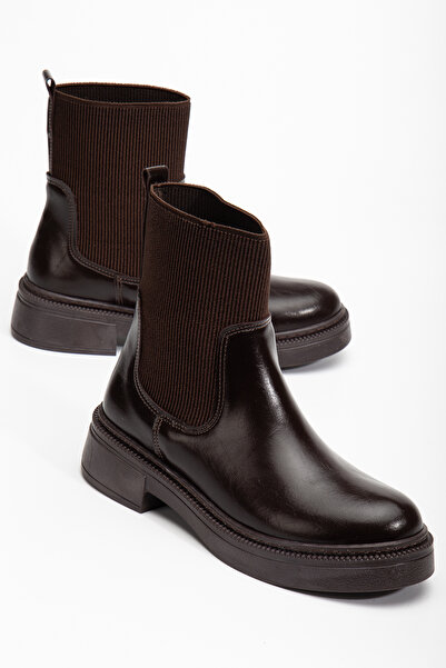 MaskButik Aygen Elastic Leather Boots