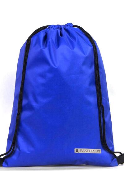 Rakerplus Saks Blue 32X45 cm Waterproof Drawstring Football Boots and Sports Bag